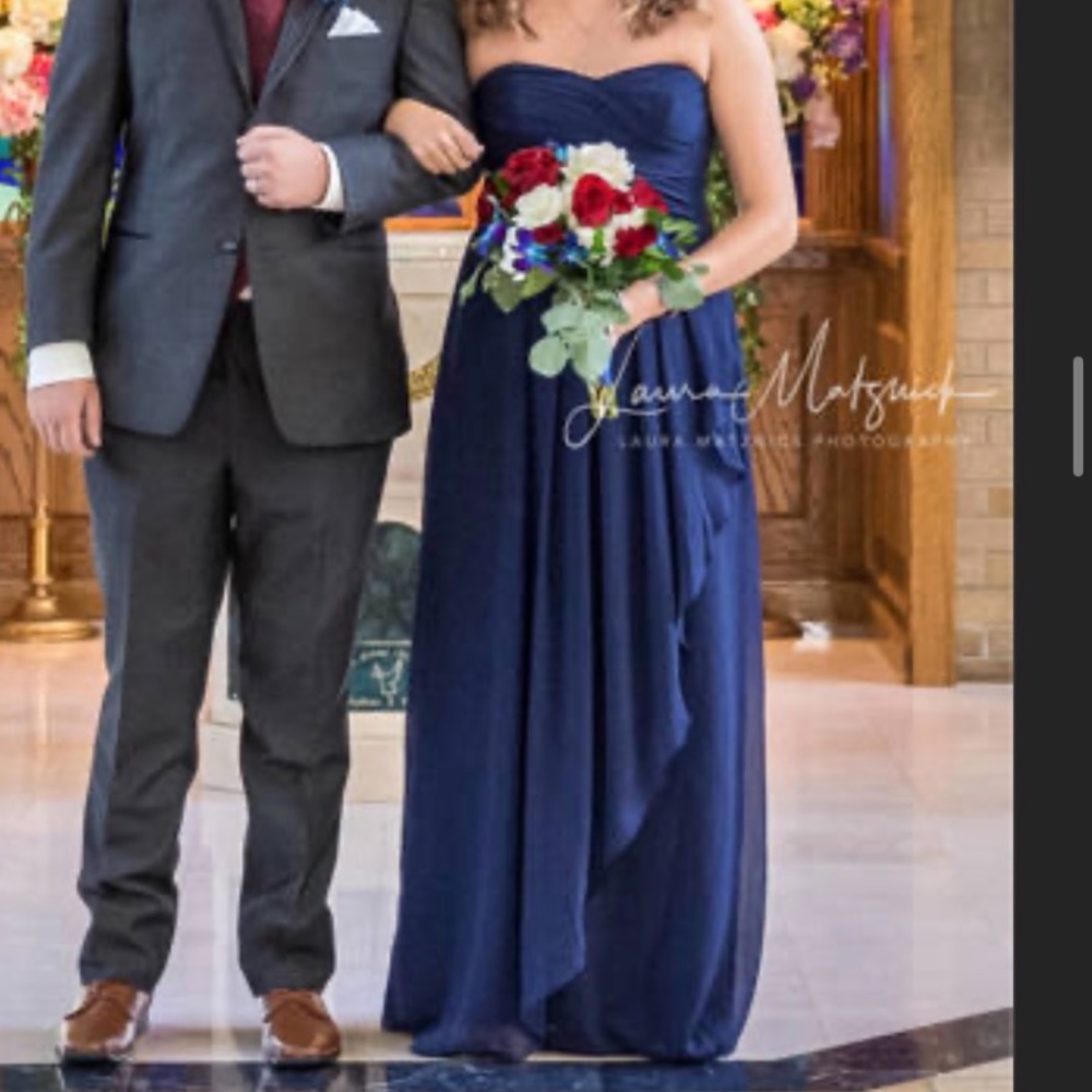 David’s Bridal Size 8 Strapless dress